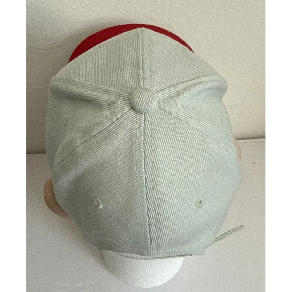 Old Man Adult Latex Full Face Mask " I ❤️Bingo"  Hat Creepy Face With Ball Cap - Picture 8 of 11